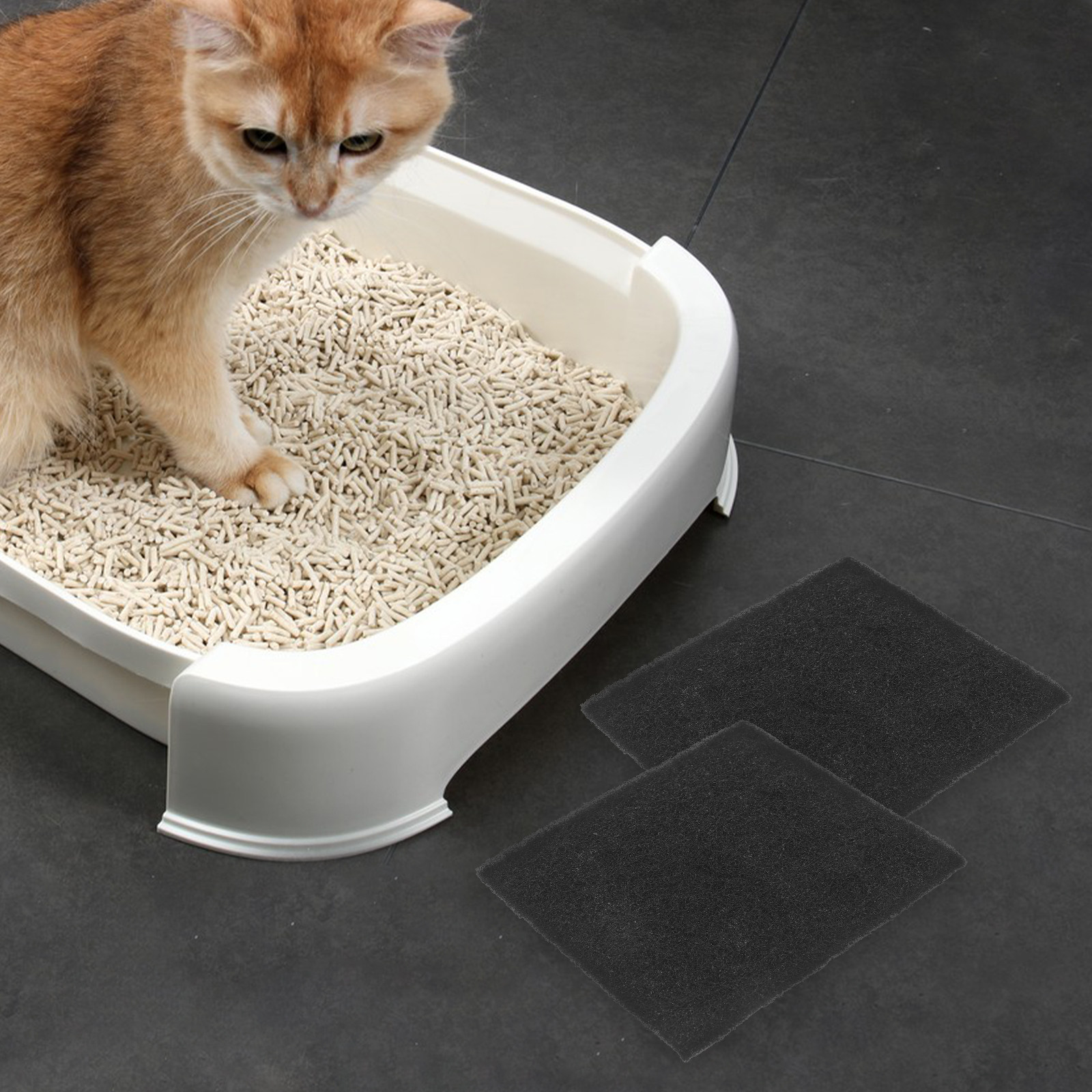 Compost Bin Countertop - 8 шт. высокоуглеродных фильтров с активированным