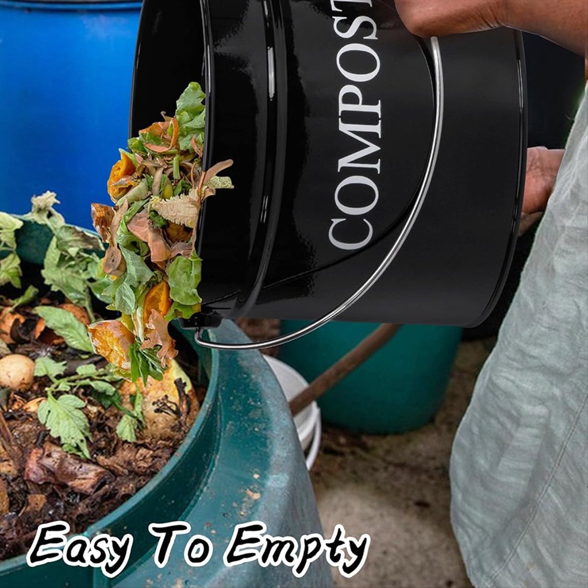 Compost Bin Countertop - Кухонный контейнер для компоста для кухонной