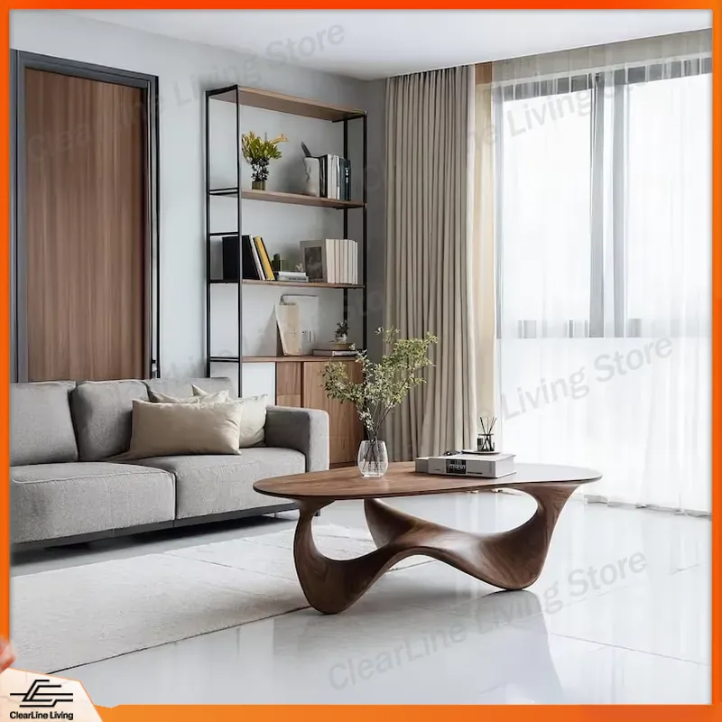 Sustainable Living Design - Современный журнальный столик из массива дерева